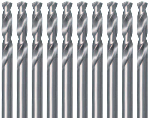10 x Stück Spiralbohrer Metallbohrer Kurzbohrer DIN1897 HSS-G Blechbohrer Stahlbohrer Ø 3 bis 8 mm (3,4 mm) von GEFRABO