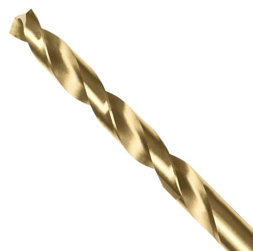 HSS-TIN Beschichteter Ø 1-13 mm Bohrer Spiralbohrer DIN338 Metallbohrer Stahlbohrer Eisenbohrer TIN Bohrer (13,0 x 101 x 151 - d2=13 mm) von GEFRABO