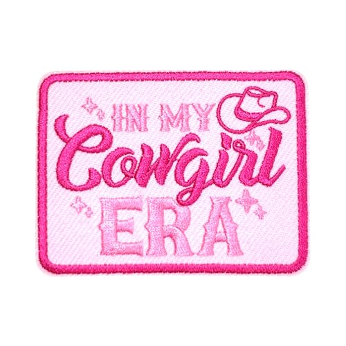 Aufnäher in My Cowgirl Era, 7,6 cm, lustige Western-Cowboyhüte, Country, Howdy Cowgirl, zum Aufbügeln oder Aufnähen, Stickerei, Stoffapplikation für Trucker, Hüte, Kleidung, Rucksack, DIY-Zubehör, Aufnäher in My Cowgirl Era, 7,6 cm, lustige Western-Cowboyhüte, Country, Howdy Cowgirl, zum Aufbügeln oder Aufnähen, Stickerei, Stoffapplikation für Trucker, Hüte, Kleidung, Rucksack, DIY-Zubehör, von GELATUDU