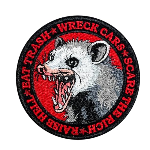 Aufnäher mit Aufschrift "Eat Trash Wrack", 7,6 cm, zum Aufbügeln oder Aufnähen, bestickt, für Kleidung, Rucksäcke, Hüte, Anry Possum, Menntal Gesundheit, DIY, sarkastisches Zubehör, Geschenke für Aufnäher mit Aufschrift "Eat Trash Wrack", 7,6 cm, zum Aufbügeln oder Aufnähen, bestickt, für Kleidung, Rucksäcke, Hüte, Anry Possum, Menntal Gesundheit, DIY, sarkastisches Zubehör, Geschenke für von GELATUDU