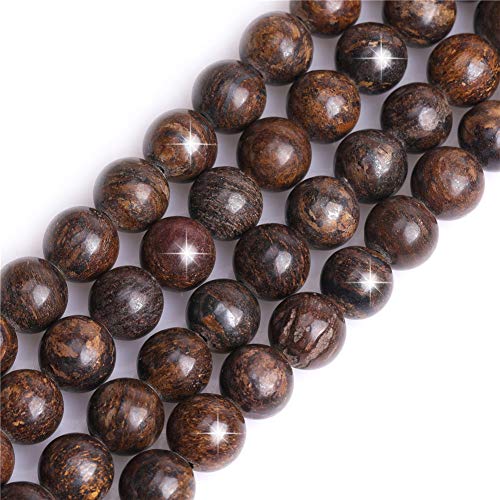 Natürlicher brauner Bronzit-Edelstein, Halbedelstein, rund, 10 mm, lose Perlen für Schmuckherstellung, DIY, Armband, Halskette, Basteln, 38,1 cm Natürlicher brauner Bronzit-Edelstein, Halbedelstein, rund, 10 mm, lose Perlen für Schmuckherstellung, DIY, Armband, Halskette, Basteln, 38,1 cm von GEM-INSIDE CREATE YOUR OWN FASHION