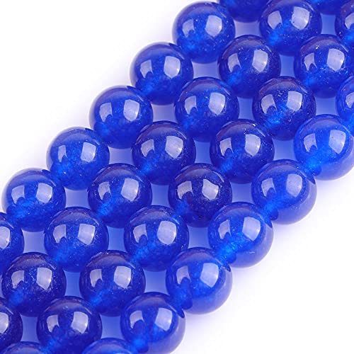 GEM-INSIDE CREATE YOUR OWN FASHION Sweet & Happy Girl'S Store 10mm Gemstone Blue Jade Perlen Strang 15 Zoll Schmuckherstellung Perlen von GEM-INSIDE CREATE YOUR OWN FASHION