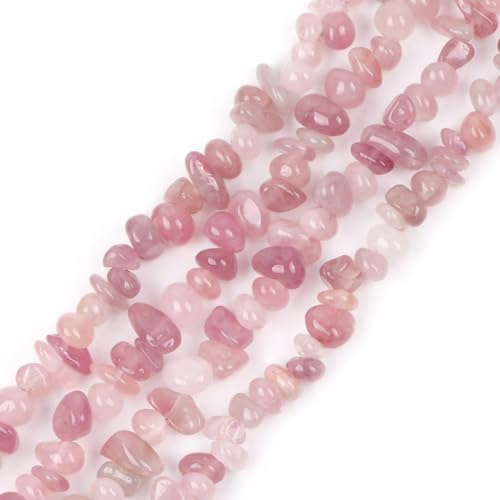 GEM-Inside 100 Stück 6 x 8 mm Freiform Edelstein Rosenquarz Chips Perlen Armband Perlen für Schmuckherstellung, Strang 38,1 cm GEM-Inside 100 Stück 6 x 8 mm Freiform Edelstein Rosenquarz Chips Perlen Armband Perlen für Schmuckherstellung, Strang 38,1 cm von GEM-INSIDE CREATE YOUR OWN FASHION