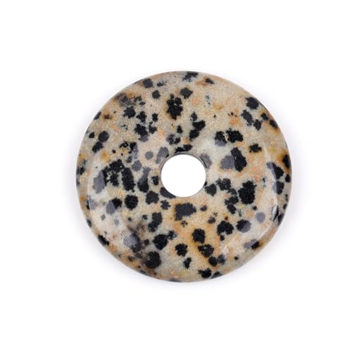 GEM-Inside 20 mm natürlicher grauer Dalmatiner Dalmatiner Jaspis Edelstein Ring Kreis Donuts Perlen für Schmuckherstellung, Guasha Schabwerkzeuge GEM-Inside 20 mm natürlicher grauer Dalmatiner Dalmatiner Jaspis Edelstein Ring Kreis Donuts Perlen für Schmuckherstellung, Guasha Schabwerkzeuge von GEM-INSIDE CREATE YOUR OWN FASHION