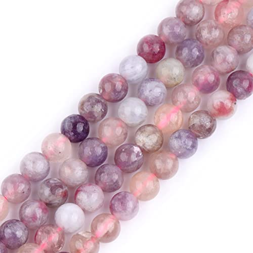 GEM-Inside 6 mm polierte runde natürliche rosa lila mehrfarbige Pfirsichblüte Turmalin Edelstein-Perlen für Schmuckherstellung voller 43,2 cm Strang GEM-Inside 6 mm polierte runde natürliche rosa lila mehrfarbige Pfirsichblüte Turmalin Edelstein-Perlen für Schmuckherstellung voller 43,2 cm Strang von GEM-INSIDE CREATE YOUR OWN FASHION