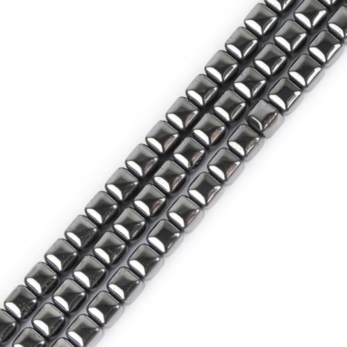 GEM-Inside 60 Stück natürliche schwarze Häma-Perlen mit glatten Kanten für Armband, Halskette, Schmuckherstellung, Energie-Chakra-Perlen von GEM-INSIDE CREATE YOUR OWN FASHION