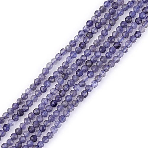 GEM-Inside AA, 2 mm, natürlicher blauer Cordierit-Edelstein, Quarz, facettiert, rund, winzig, klein, Abstandshalter, Perlen für Schmuckherstellung, Armband, Ohrringe, Charms, voller Strang, 38,1 cm GEM-Inside AA, 2 mm, natürlicher blauer Cordierit-Edelstein, Quarz, facettiert, rund, winzig, klein, Abstandshalter, Perlen für Schmuckherstellung, Armband, Ohrringe, Charms, voller Strang, 38,1 cm von GEM-INSIDE CREATE YOUR OWN FASHION