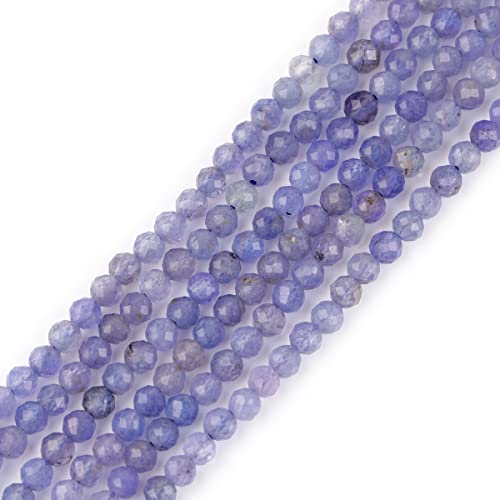 GEM-Inside AA, 3 mm, natürlicher blauer Tansanit-Edelstein, Quarz, facettiert, rund, winzig, kleine Abstandshalter, Perlen für Schmuckherstellung, Armband, Ohrringe, Charms, voller Strang, 38,1 cm GEM-Inside AA, 3 mm, natürlicher blauer Tansanit-Edelstein, Quarz, facettiert, rund, winzig, kleine Abstandshalter, Perlen für Schmuckherstellung, Armband, Ohrringe, Charms, voller Strang, 38,1 cm von GEM-INSIDE CREATE YOUR OWN FASHION