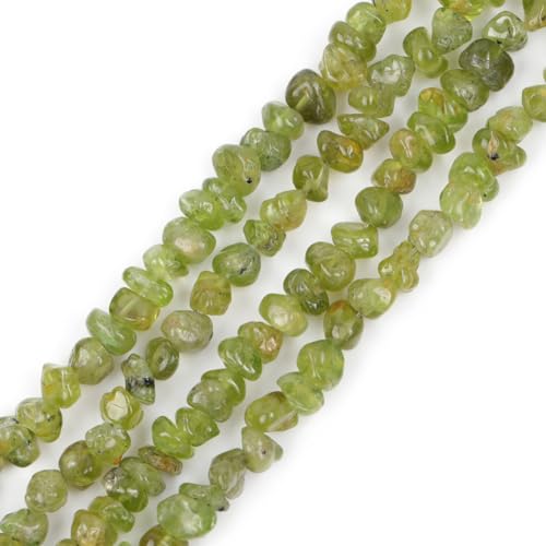 GEM-Inside Freiform-Edelstein, 6 x 8 mm, grüne Peridot-Perlen, Armbandperlen für Schmuckherstellung, Strang, 38,1 cm, 100 Stück GEM-Inside Freiform-Edelstein, 6 x 8 mm, grüne Peridot-Perlen, Armbandperlen für Schmuckherstellung, Strang, 38,1 cm, 100 Stück von GEM-INSIDE CREATE YOUR OWN FASHION