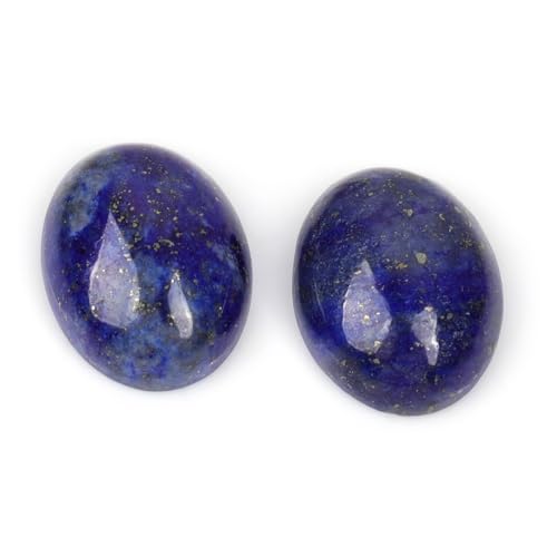 GEM-Inside Lapislazuli-Jaspis, ovale Cabochon-Steine, Perlen für Schmuckherstellung, Lünetten, Tennisarmband, Statement-Halskette, Anhänger, Schmuck, 8 x 10 mm, 5 Stück GEM-Inside Lapislazuli-Jaspis, ovale Cabochon-Steine, Perlen für Schmuckherstellung, Lünetten, Tennisarmband, Statement-Halskette, Anhänger, Schmuck, 8 x 10 mm, 5 Stück von GEM-INSIDE CREATE YOUR OWN FASHION