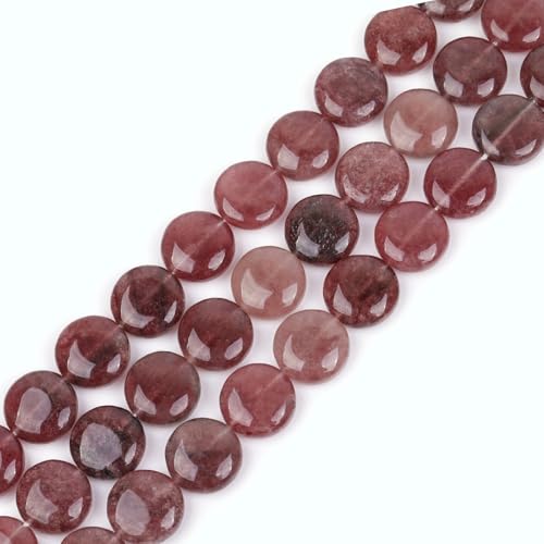 GEM-Inside Natürliche 20 mm Münze Rosa Rose Kirschquarz Edelstein Lose Perlen Energiestein Handgemachte Perlen für Schmuckherstellung Schmuck Perlen Zubehör für Frauen GEM-Inside Natürliche 20 mm Münze Rosa Rose Kirschquarz Edelstein Lose Perlen Energiestein Handgemachte Perlen für Schmuckherstellung Schmuck Perlen Zubehör für Frauen von GEM-INSIDE CREATE YOUR OWN FASHION