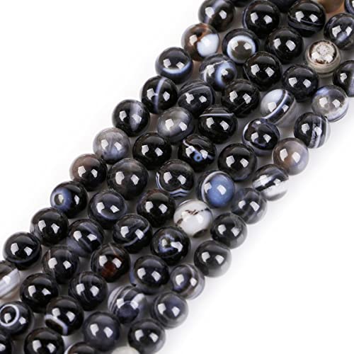 GEM-Inside Natürliche 4 mm Dzi Sardonyx-Onyx-Achat, runde Edelsteine, Halbedelstein, lose Perlen für Schmuckherstellung, 38,1 cm GEM-Inside Natürliche 4 mm Dzi Sardonyx-Onyx-Achat, runde Edelsteine, Halbedelstein, lose Perlen für Schmuckherstellung, 38,1 cm von GEM-INSIDE CREATE YOUR OWN FASHION