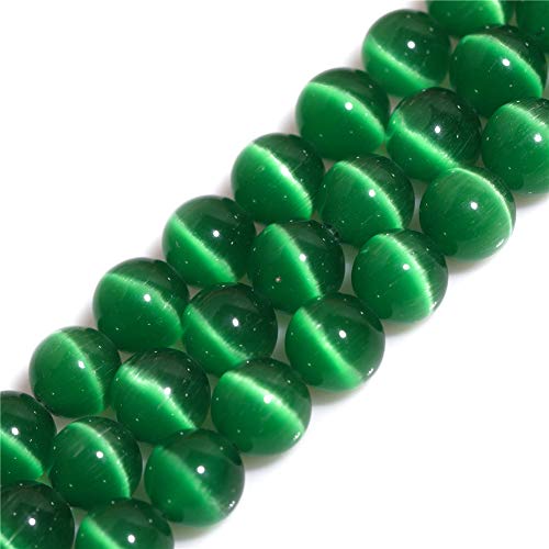 GEM-Inside Perlen mit Katzenaugen, rund, 8 mm, für Schmuckherstellung, Grün, 38 cm GEM-Inside Perlen mit Katzenaugen, rund, 8 mm, für Schmuckherstellung, Grün, 38 cm von GEM-INSIDE CREATE YOUR OWN FASHION