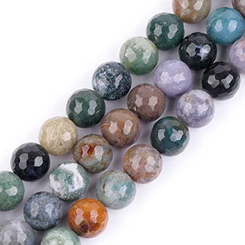 Gem-Inside 12 mm indischer Achat, facettierte, runde Halbedelstein-Perlen für Schmuckherstellung, 38,1 cm, Perlenstrang, handgefertigtes Bastelzubehör Gem-Inside 12 mm indischer Achat, facettierte, runde Halbedelstein-Perlen für Schmuckherstellung, 38,1 cm, Perlenstrang, handgefertigtes Bastelzubehör von GEM-INSIDE CREATE YOUR OWN FASHION
