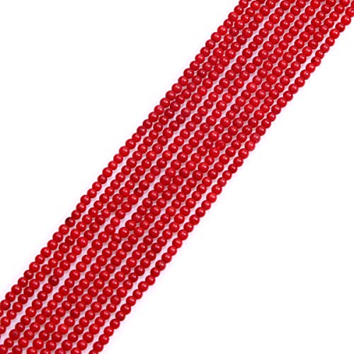 Gem-Inside 2 mm rote Korallen runde Edelsteinperlen für Schmuckherstellung 38,1 cm gefärbte natürliche Koralle 190–200 Stück pro Strang, AB+ Gem-Inside 2 mm rote Korallen runde Edelsteinperlen für Schmuckherstellung 38,1 cm gefärbte natürliche Koralle 190–200 Stück pro Strang, AB+ von GEM-INSIDE CREATE YOUR OWN FASHION