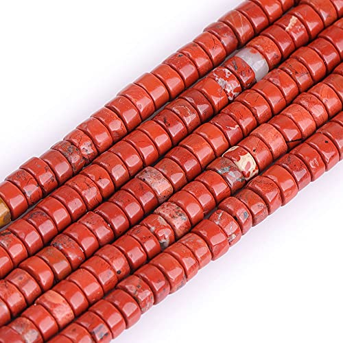 Gem-Inside 2 x 4 mm natürliche rote Jaspis Heishi Disc Rondelle Spacer Perlen für Schmuckherstellung volle 38,1 cm Stränge Energie Stein Heilkraft Edelstein Gem-Inside 2 x 4 mm natürliche rote Jaspis Heishi Disc Rondelle Spacer Perlen für Schmuckherstellung volle 38,1 cm Stränge Energie Stein Heilkraft Edelstein von GEM-INSIDE CREATE YOUR OWN FASHION