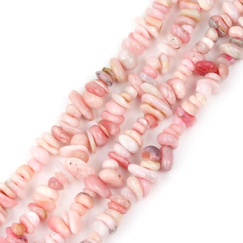 GEM-Inside Freiform-Edelstein, 6 x 8 mm, rosa Opal-Perlen, Armbandperlen für Schmuckherstellung, Strang, 38,1 cm, 100 Stück GEM-Inside Freiform-Edelstein, 6 x 8 mm, rosa Opal-Perlen, Armbandperlen für Schmuckherstellung, Strang, 38,1 cm, 100 Stück von GEM-INSIDE CREATE YOUR OWN FASHION
