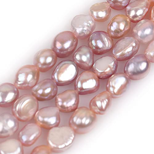 Gem-Inside 8-9 mm lila Perlen echte Süßwasser-Zuchtperlen Edelstein Perlen für Schmuckherstellung Bulk volle 38,1 cm von GEM-INSIDE CREATE YOUR OWN FASHION