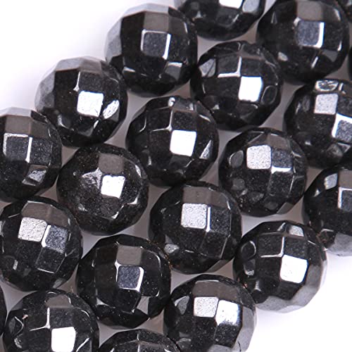 Gem-Inside Natürlicher 12 mm magnetischer schwarzer Hämatit-Stein, rund, Halbedelstein, lose Perlen für Schmuckherstellung, 38,1 cm, Perlenstrang, DIY, handgemachtes Bastelzubehör Gem-Inside Natürlicher 12 mm magnetischer schwarzer Hämatit-Stein, rund, Halbedelstein, lose Perlen für Schmuckherstellung, 38,1 cm, Perlenstrang, DIY, handgemachtes Bastelzubehör von GEM-INSIDE CREATE YOUR OWN FASHION