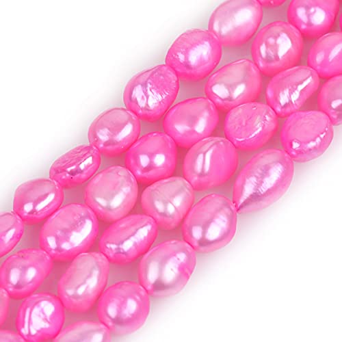 Gem-Inside Perlen, 8–9 mm, rosa pfirsichfarben, echte Fischwasser-Zuchtperlen, Edelsteinperlen für Schmuckherstellung, 38,1 cm Gem-Inside Perlen, 8–9 mm, rosa pfirsichfarben, echte Fischwasser-Zuchtperlen, Edelsteinperlen für Schmuckherstellung, 38,1 cm von GEM-INSIDE CREATE YOUR OWN FASHION