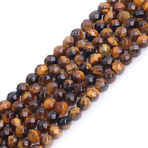 Gem Inside natürliche 4 mm gelbe Tigerauge-Edelsteine Halbedelsteine facettierte runde Abstandshalter Perlen für Schmuckherstellung 38,1 cm Gem Inside natürliche 4 mm gelbe Tigerauge-Edelsteine Halbedelsteine facettierte runde Abstandshalter Perlen für Schmuckherstellung 38,1 cm von GEM-INSIDE CREATE YOUR OWN FASHION