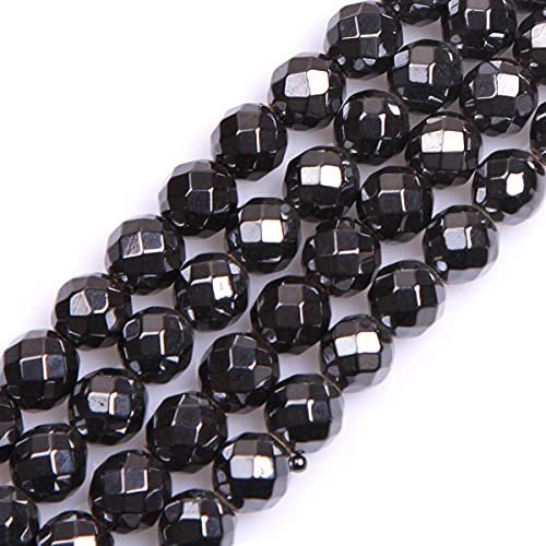 Gem-Inside natürlicher 10 mm magnetischer schwarzer Hämatit-Stein, rund, Halbedelstein, lose Perlen für Schmuckherstellung, 38,1 cm, Perlenstrang, DIY, Handarbeitsbedarf Gem-Inside natürlicher 10 mm magnetischer schwarzer Hämatit-Stein, rund, Halbedelstein, lose Perlen für Schmuckherstellung, 38,1 cm, Perlenstrang, DIY, Handarbeitsbedarf von GEM-INSIDE CREATE YOUR OWN FASHION