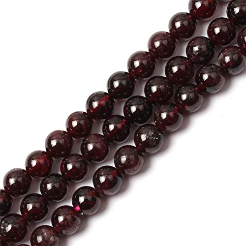 SHG Store 5 mm rund Granat Perlen Strand 38,1 cm Schmuckherstellung Perlen, 8 mm von GEM-INSIDE CREATE YOUR OWN FASHION