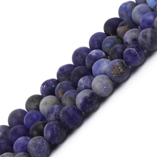 SHGbeads 4 mm Frost Matt Blue Lapis Lazuli Halbedelstein Runde Lose Perlen für Schmuckherstellung DIY Handarbeit Bastelbedarf 38,1 cm SHGbeads 4 mm Frost Matt Blue Lapis Lazuli Halbedelstein Runde Lose Perlen für Schmuckherstellung DIY Handarbeit Bastelbedarf 38,1 cm von GEM-INSIDE CREATE YOUR OWN FASHION