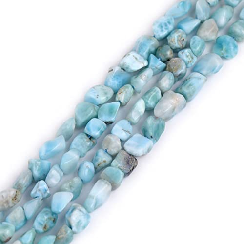 GEM-INSIDE CREATE YOUR OWN FASHION Sweet & Happy Girl'S Store 6x8mm Freeform Edelstein Larimar Kartoffelform Perlen Strang 15 Zoll Schmuckherstellung Perlen von GEM-INSIDE CREATE YOUR OWN FASHION