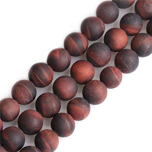 Sweet & Happy Girl's Store SHGbeads 12 mm Frostmatte rote Tigerauge, Halbedelstein, runde lose Perlen für Schmuckherstellung, Bastelbedarf, 38,1 cm Sweet & Happy Girl's Store SHGbeads 12 mm Frostmatte rote Tigerauge, Halbedelstein, runde lose Perlen für Schmuckherstellung, Bastelbedarf, 38,1 cm von GEM-INSIDE CREATE YOUR OWN FASHION
