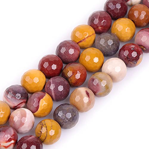 Sweet & Happy Girl's store 12mm runden facettierten Edelstein mookaite Jaspis Perlen Strang 15 Zoll Schmuckherstellung Perlen von GEM-INSIDE CREATE YOUR OWN FASHION