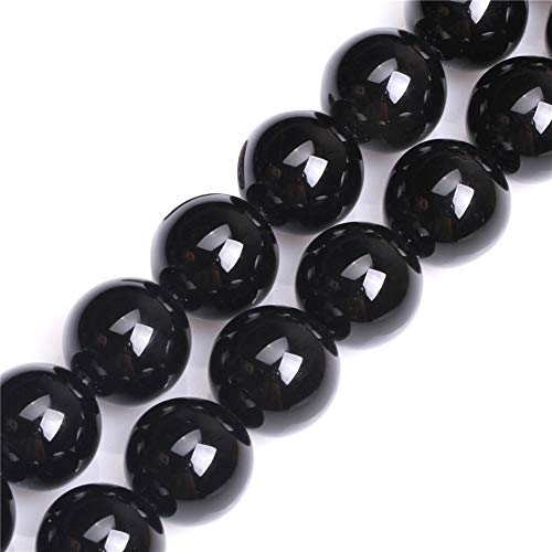 Sweet & Happy Girl's store 20mm runde Edelstein-Schwarz-Achat Perlen Strang 15 Zoll Schmuckherstellung Perlen Sweet & Happy Girl's store 20mm runde Edelstein-Schwarz-Achat Perlen Strang 15 Zoll Schmuckherstellung Perlen von GEM-INSIDE CREATE YOUR OWN FASHION