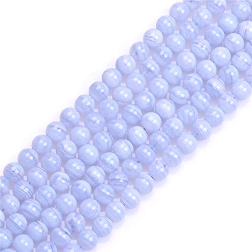 Sweet & Happy Girl's store 6mm Natur Edelstein Blau Chalcedon Perlen Strang 15 Zoll Schmuckherstellung Perlen Sweet & Happy Girl's store 6mm Natur Edelstein Blau Chalcedon Perlen Strang 15 Zoll Schmuckherstellung Perlen von GEM-INSIDE CREATE YOUR OWN FASHION