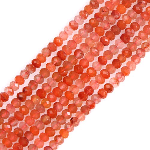 gem-inside natur AAA facettiert Edelstein Rondelle Spacer Perlen für Schmuckherstellung 38,1 cm 3X4mm Red Agate rot gem-inside natur AAA facettiert Edelstein Rondelle Spacer Perlen für Schmuckherstellung 38,1 cm 3X4mm Red Agate rot von GEM-INSIDE CREATE YOUR OWN FASHION