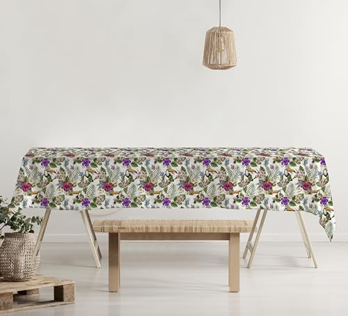 GEMITEX Tischdecke Plüsch Dekor 234 Tucano, für rechteckige Tische für 12 Personen, 120 x 220 cm, Polypropylen (PP), Mehrfarbig, 120X220 GEMITEX Tischdecke Plüsch Dekor 234 Tucano, für rechteckige Tische für 12 Personen, 120 x 220 cm, Polypropylen (PP), Mehrfarbig, 120X220 von GEMITEX