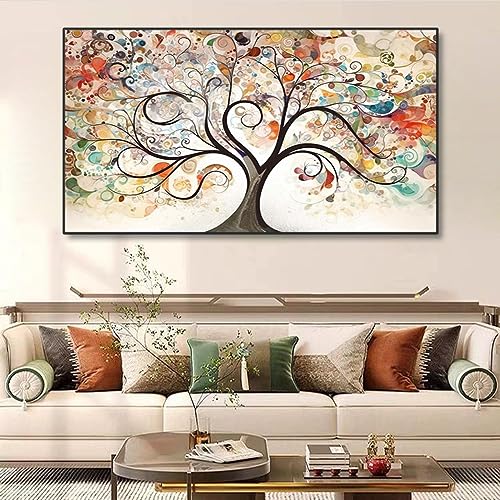 GEMMII 1 Stück „The Fantasy Love Tree“-Bilder auf Leinwand, Gemälde, Poster und Drucke, Wandkunstbilder für Wohnzimmer, Schlafzimmer, Dekoration, 80 x 160 cm, rahmenlos GEMMII 1 Stück „The Fantasy Love Tree“-Bilder auf Leinwand, Gemälde, Poster und Drucke, Wandkunstbilder für Wohnzimmer, Schlafzimmer, Dekoration, 80 x 160 cm, rahmenlos von GEMMII
