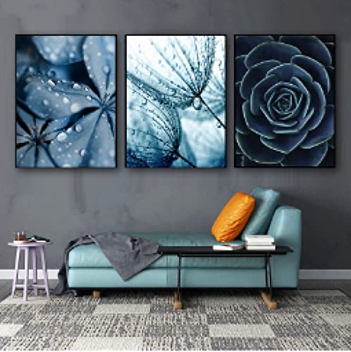 GEMMII Bild auf Leinwand Blauer Löwenzahn Sukkulenten Monstera Blätter Wandkunst Malerei Poster Drucke Wandbilder Wohnkultur 30x50cmx3 Rahmenlos GEMMII Bild auf Leinwand Blauer Löwenzahn Sukkulenten Monstera Blätter Wandkunst Malerei Poster Drucke Wandbilder Wohnkultur 30x50cmx3 Rahmenlos von GEMMII
