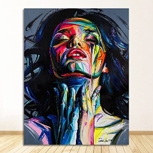 GEMMII Graffiti Art Frauen Porträt Gesicht Leinwand Wandkunst Bunte abstrakte Frauenbilder Bild auf Leinwand Poster und Drucke Dekor 70 x 100 cm Rahmenlos GEMMII Graffiti Art Frauen Porträt Gesicht Leinwand Wandkunst Bunte abstrakte Frauenbilder Bild auf Leinwand Poster und Drucke Dekor 70 x 100 cm Rahmenlos von GEMMII