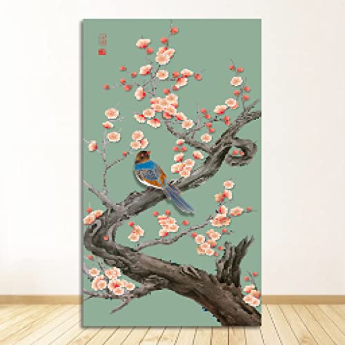 Leinwand Druck Wandbild XXL, Chinese Ginkgo Flower Bird Painting Beautiful Plant Big Poster Canvas Print Abstract Kitchen Wall Picture 42x60cm Rahmenlos Leinwand Druck Wandbild XXL, Chinese Ginkgo Flower Bird Painting Beautiful Plant Big Poster Canvas Print Abstract Kitchen Wall Picture 42x60cm Rahmenlos von GEMMII