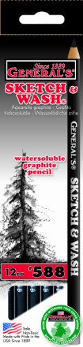 General Pencil Allgemeine Bleistift verschiedenen Skizze und waschen 12 kg General Pencil Allgemeine Bleistift verschiedenen Skizze und waschen 12 kg von GENERAL'S