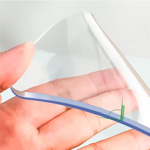 GENERIC Tischfolie Transparent Tischdecke 2Mm - PVC Durchsichtige Tischdecke - Abwaschbar, Wählbar Größe, Individuell Zuschneidbarer - Glasklar Tischschutz Transparent, Tischschutzfolie,95X160cm GENERIC Tischfolie Transparent Tischdecke 2Mm - PVC Durchsichtige Tischdecke - Abwaschbar, Wählbar Größe, Individuell Zuschneidbarer - Glasklar Tischschutz Transparent, Tischschutzfolie,95X160cm von GENERIC