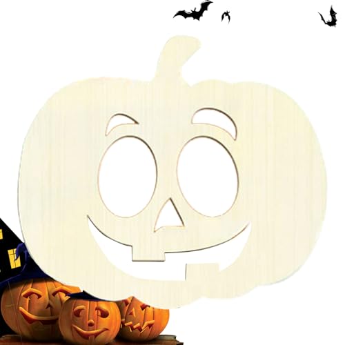 Kürbis-Ausschnitte aus Holz | Handbemaltes Halloween-Holzschild mit Kürbisausschnitt | Lustige Wand- und Fensterdekoration für, Schlafzimmer, Wohnzimmer und herbstliche Atmosphäre Kürbis-Ausschnitte aus Holz | Handbemaltes Halloween-Holzschild mit Kürbisausschnitt | Lustige Wand- und Fensterdekoration für, Schlafzimmer, Wohnzimmer und herbstliche Atmosphäre von GENERIC