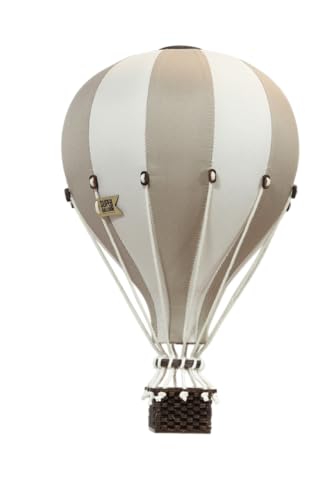 Super Balloon – Heißluftballon Deko – Groß – Handgefertigt in Polen – Geschenkidee – Beige und Ecru Super Balloon – Heißluftballon Deko – Groß – Handgefertigt in Polen – Geschenkidee – Beige und Ecru von GENERIC