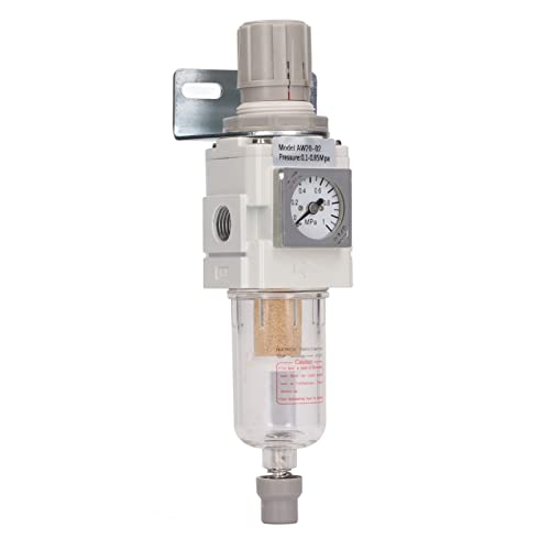 Gengutoo -Kompressorluftfilter Einstellbarer Druck G1/4in Pneumatic Tool Filter zum Austausch von GENGUTOO