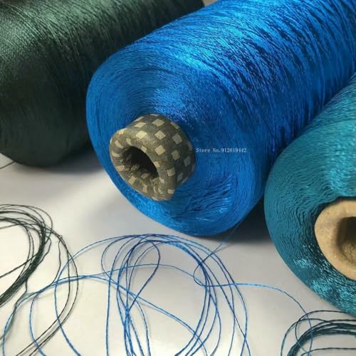 500 g/Ball Reine Tencel-Perlenspitze, Baumwollwollfaden, DIY-Handarbeit, gestrickt, Sommer, Kurze Ärmel, Sonnenschutz, Schal/Kleidungsmaterial von GENPICONG