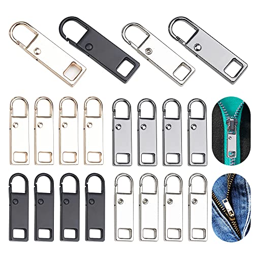 Zip Fastener Zipper 20-teiliger Zipper für Zip Reparatur Kit für Zip Ersatz Zipper für Zip Abnehmbarer Metallreißverschluss für Jacken Kleidung Hosen Jeans Gepäck von GENSMILE