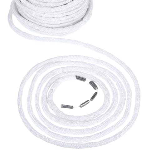 500g Bleiband für Gardinen Schwer 5M Vorhang Gewichte Duschvorhang Beschwerer Outdoor Gardinen Gewichte Beschwerer Vorhänge Bleiband Gardinenbeschwerer Gardinenzubehör(100g/M) von GENZYRE