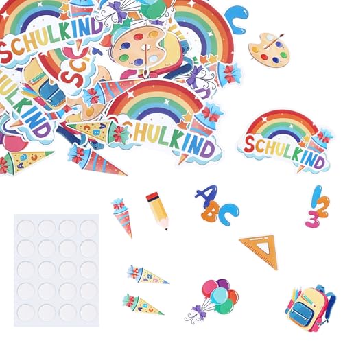 60 Stück Konfetti Einschulung Deko Tischdeko Schuleinführung Schulkind Schulanfang Dekoration Deko Schulanfang Junge Streudeko Einschulung Mädchen einschulung Konfetti 60 Stück Konfetti Einschulung Deko Tischdeko Schuleinführung Schulkind Schulanfang Dekoration Deko Schulanfang Junge Streudeko Einschulung Mädchen einschulung Konfetti von GENZYRE