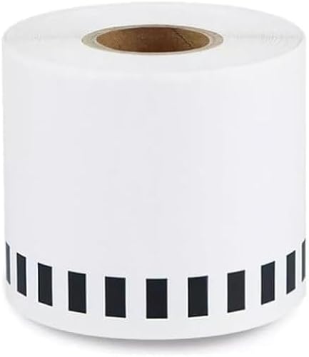 10 Rollen Thermoetiketten, kompatibel mit Brother DK-22205 QL und selbstklebenden Etikettendruckern, durchgehendes Klebeband, 62 mm x 30,48 m von GEON