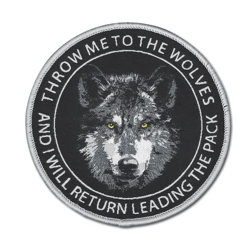 GERMAN OPERATOR Patch "Throw me to the wolves" gewebt mit Klett 80mm von GERMAN OPERATOR